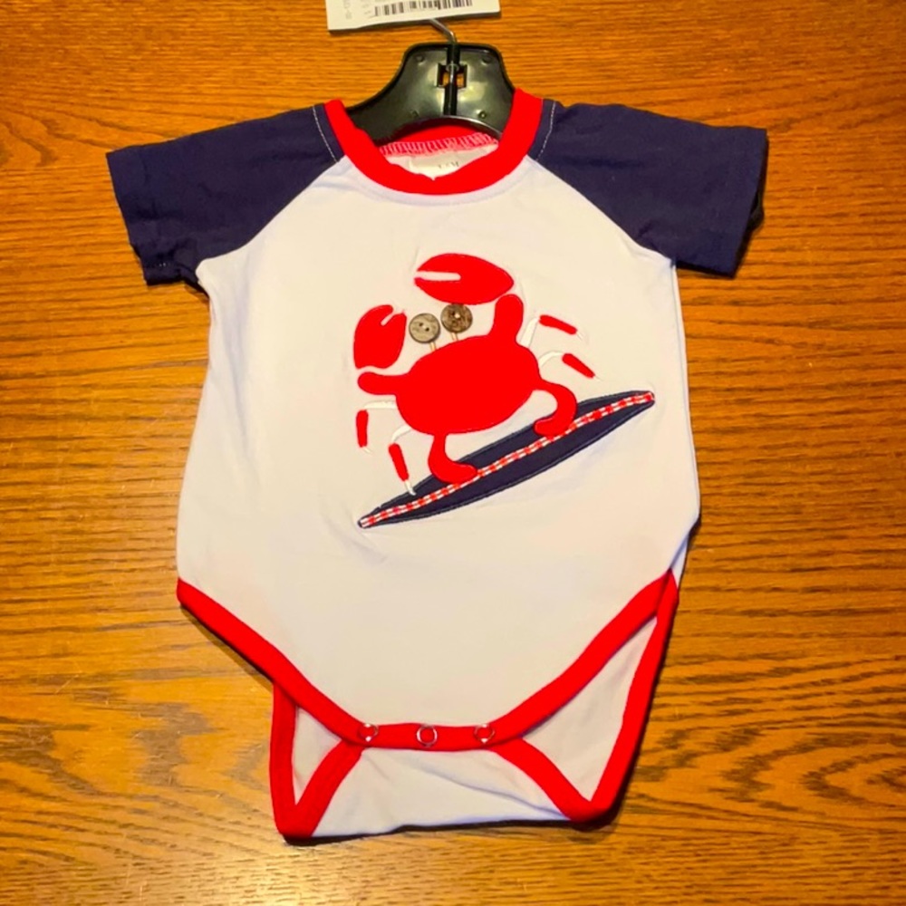 Honeydew brand - Crab surfing romper - New
